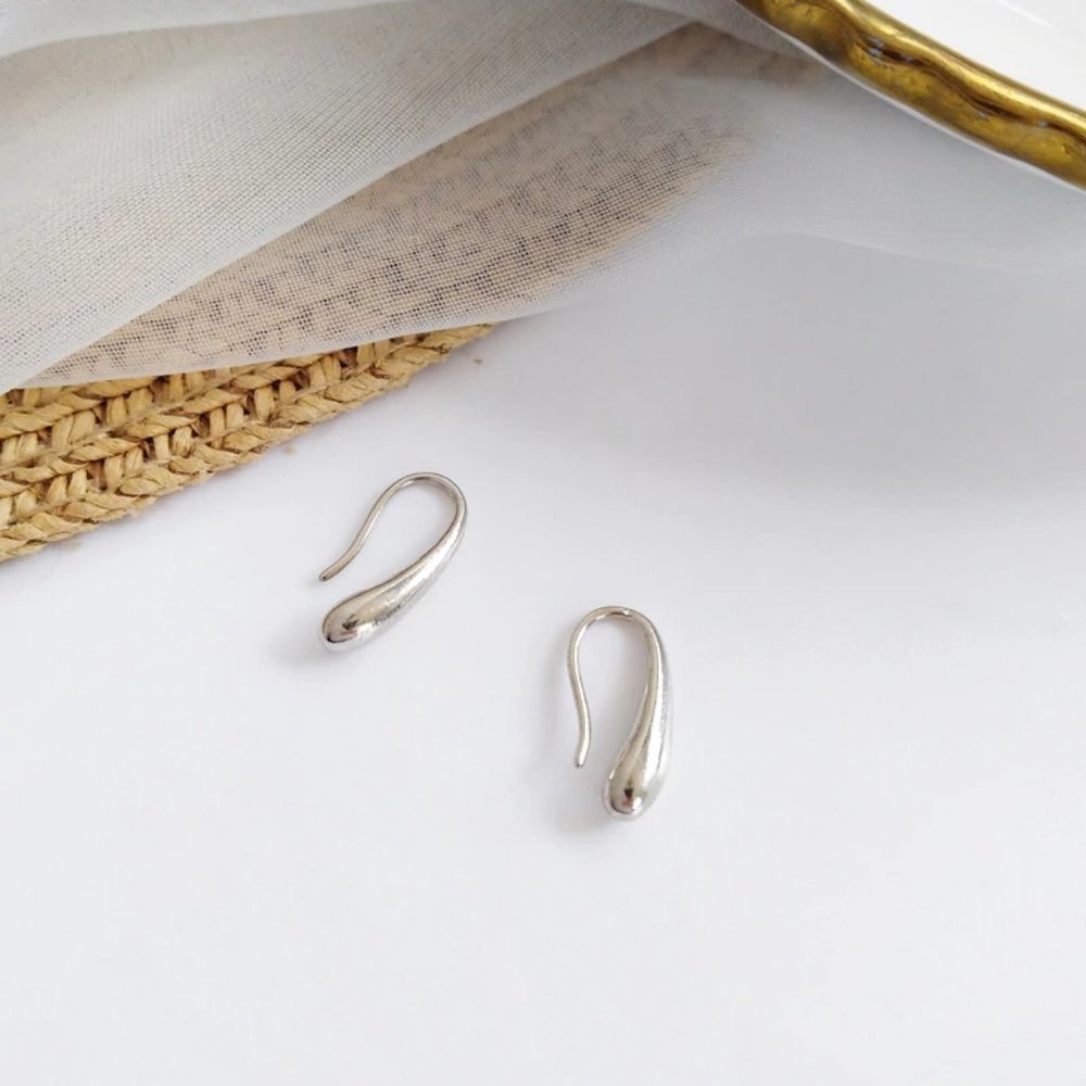 *NEW 925 Sterling Silver Waterdrop Earrings - Picture 6 of 8